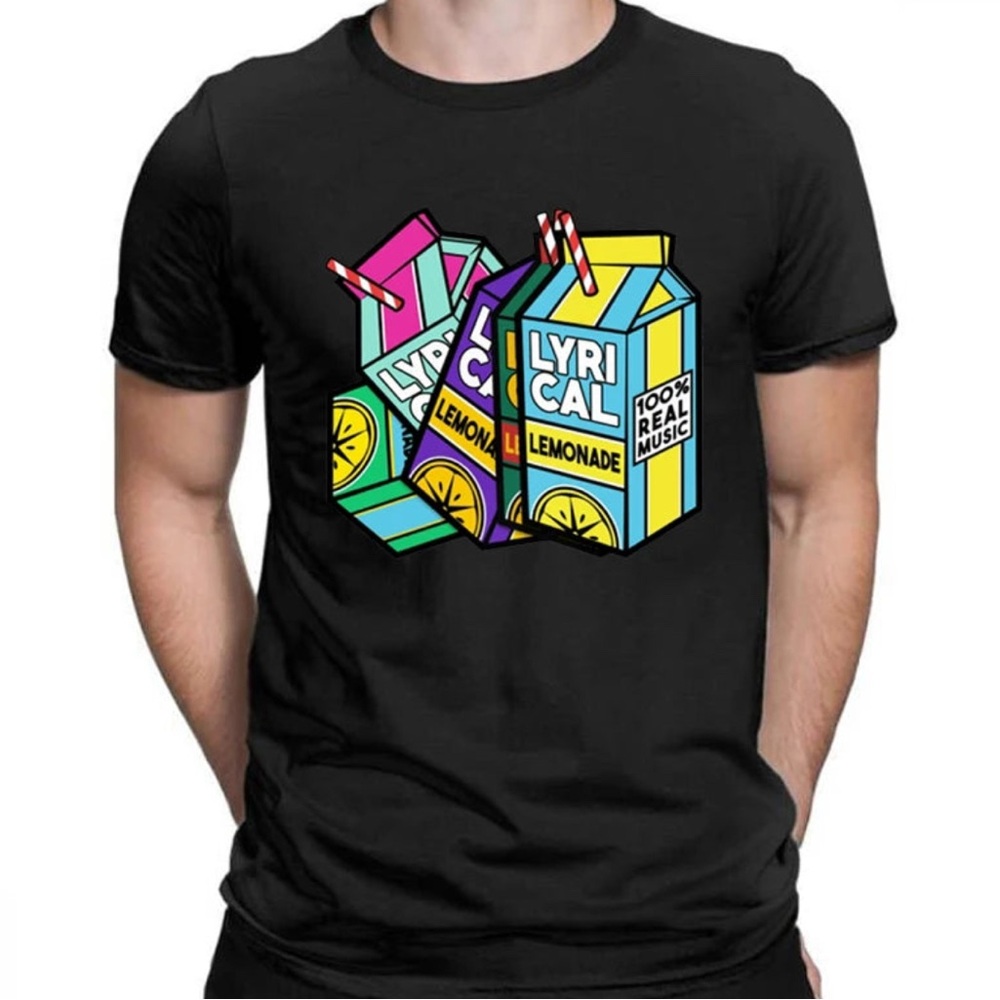 Lyrical Lemonade T-shirt, M, 95% Poly, Black